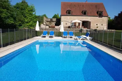 Image de Conversion de grange de luxe - 5 chambres - 10 personnes - piscine privée chauffée avec barrière de sécurité - WiFi -