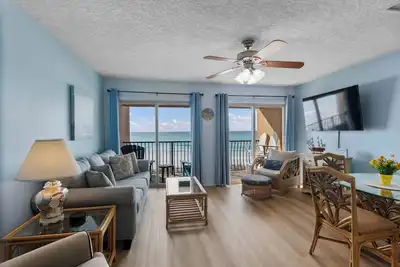 Image de 28- Meilleure vue sur la plage depuis le balcon de ce magnifique condo! Coral Reef Club