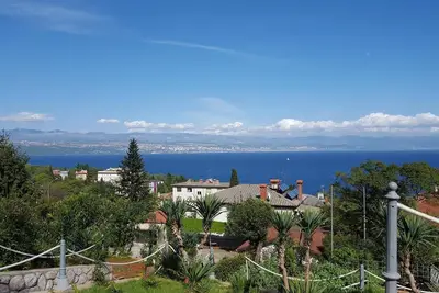Image de Villa Allegra à Lovran, Appartement Familial 102, Deux chambres, Terrasse - Vue mer