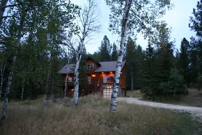 Image de Maison de vacances Black Hills Diamond Dale en bois rond