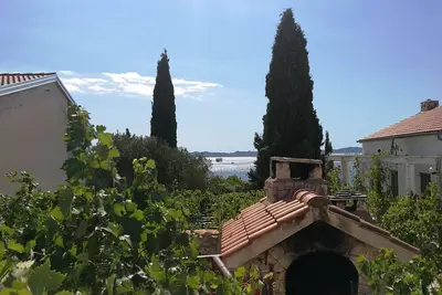 Image de Appartement de deux chambres avec la terrasse et la vue sur le mer Zdrelac, Pasman (A-8046-d)