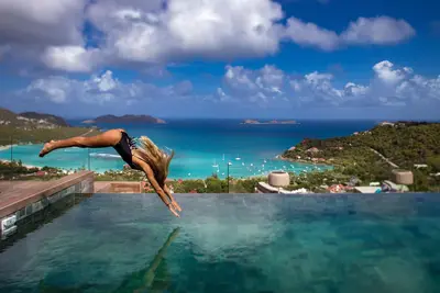 Image de Vue de Rêves | St. Top Villa de Jean | Piscine à débordement, spa et pavillon de yoga
