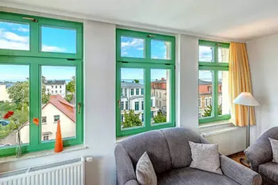 Image de Villa Ostseewarte Whg 14, Seeblick, Balcon, Ascenseur - Villa Ostseewarte, Strandnah, à proximité.