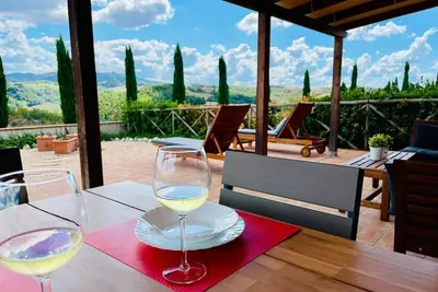 Image de Villa Bel Sogno - Belle vue sur Volterra et le Countyside. 4-6 personnes!