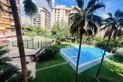 Image de A776 - Bel appartement dans un lotissement avec piscine, paddle et gym