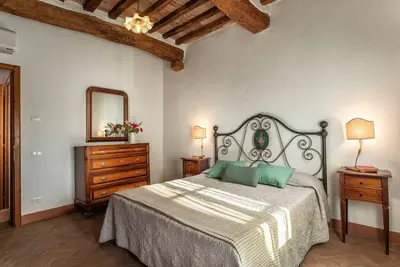 Image de Appartement avec climatisation, piscine, Wifi, Tv, vue panoramique, près de Greve In Chianti