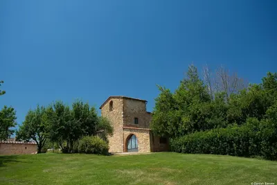 Image de Appartement avec climatisation, Wifi, piscine, Tv, patio, vue panoramique, près de Greve In Chianti