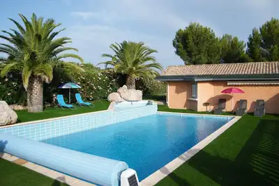 Image de Belle villa  proche de Narbonne et Béziers sur 3000 m2, 1ere Annee De Location