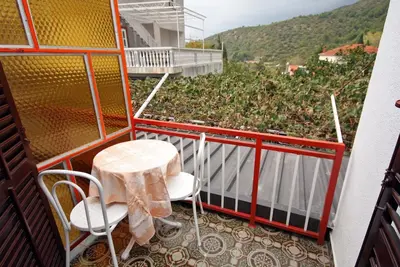 Image de Garçonnière avec le balcon Podaca, Makarska (As-4747-d)