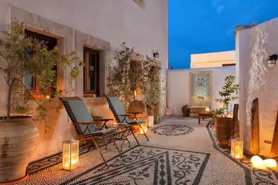 Image de Luxe 3 Bedroomed maison traditionnelle dans le village de Lindos, Rhodes