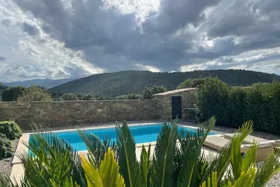 Image de Villa moderne avec piscine privée à 5 min en voiture des plages et de St Florent