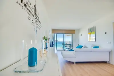 Moderne Appartement Vue Mer Sur La Plage