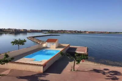 Image de Studio cabine 4 pers avec piscine, parking et animaux admis - Port Barcarès