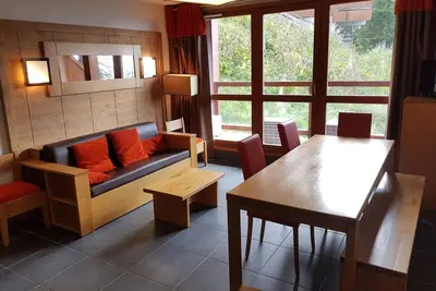 Image de Appartement 3 pièces à Arc 1600, 8 personnes, accès piscine et sauna, proche pistes et commerces