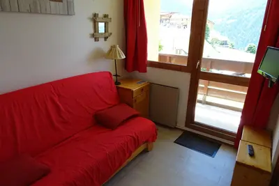 Image de Studio pour 4 Ă Vallandry, proche des pistes avec Tv et balcon