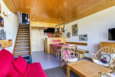 Image de Appartement 2 pièces 7 pers. avec piscine, proche pistes et commerces - Arc 1600