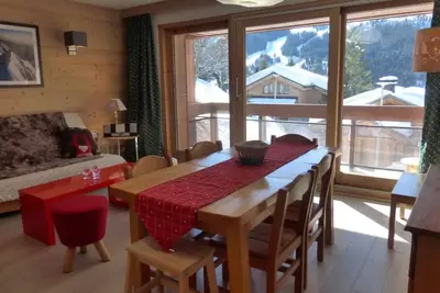 Image de Appartement rénové 2 pièces, proche télésiège, parking Méribel