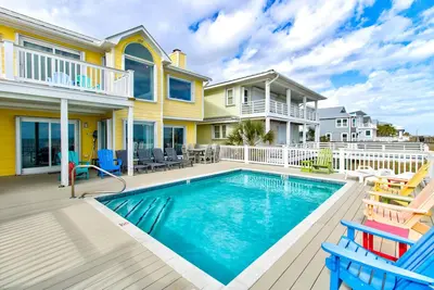Image de Dolphin Run: 5 Br / 4 Ba maison unifamiliale à Kure Beach, 20 personnes
