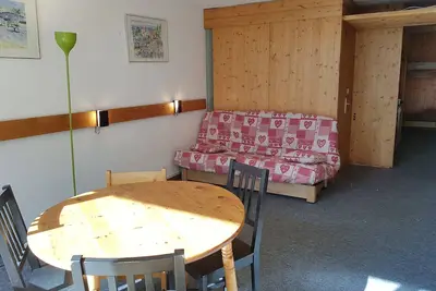 Image de Studio cosy 5 pers. à Arc 1600, ski aux pieds, proche commerces, animaux acceptés, Wi-Fi inclus