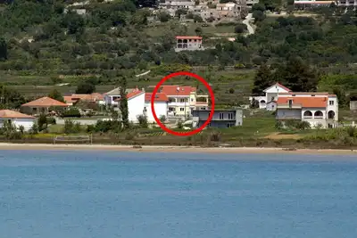 Image de Appartement d'une chambre avec la terrasse et la vue sur le mer Ljubac, Zadar (A-6244-b)