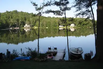 Image de Magnifique maison au bord de l'eau sur Crescent Lake à Acworth / Unity Nh.