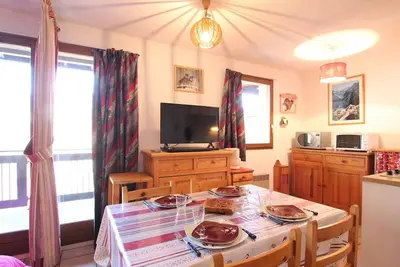 Image de Studio cosy avec terrasse, 4 couchages, au pied des pistes à Briançon