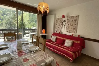 Image de Studio cosy avec balcon, 4 pers. , animaux admis - Serres-Chevalier