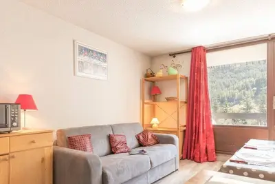 Image de Studio lumineux 4 pers. , balcon sud, parking - Serre-Chevalier