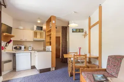 Image de Studio avec balcon et casier à ski, 4 couchages - Serre-Chevalier, Chantemerle