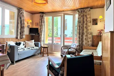 Image de Appartement confortable 3 pièces, 6 couchages, balcon, proche pistes et télécabine – La Salle-les-Alpes
