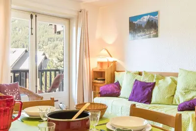 Image de Charmant T2 avec coin montagne, 6 couchages, Monêtier les Bains, proche commerces et navettes ski