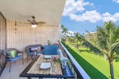 Image de Nouvelle Mise À Jour! 5 couchages! Unité incroyable et complexe sur la plage - Maui Sunset B402!