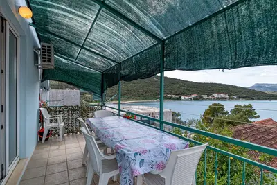 Image de Appartement de deux chambres avec la terrasse et la vue sur le mer Luka Dubrava, Peljesac (A-14040-b)