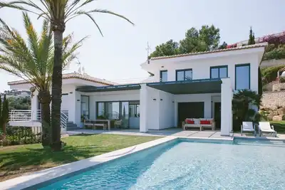 Image de Maison de vacances avec vue spectaculaire sur la baie de Javea