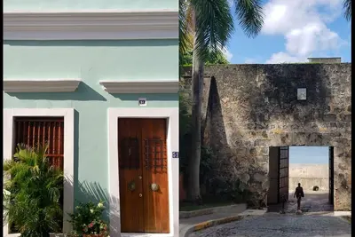 Image de Charmante maison coloniale espagnole historique dans une rue exclusive