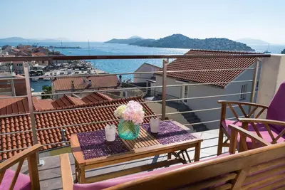 Image de Vue sur la mer Amaizing dans le centre et près de la plage