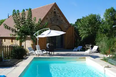 Image de superbe grange restaurée près de  Figeac piscine privée, 6/8 personnes,