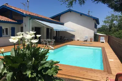10% Promo Juillet! Bidart proche biarritz villa 14 personnes à 400m de la plage