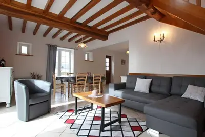 Image de Maison spacieuse proche Utah Beach, 4 chambres, jardin clos, internet, équipements bébé