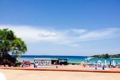 Image de Vacances Superbe Dans La Cote D'Emeraude Droit Sur La Plage