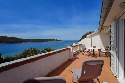 Image de Appartement d'une chambre prés de la plage Kampor, Rab (A-15310-c)