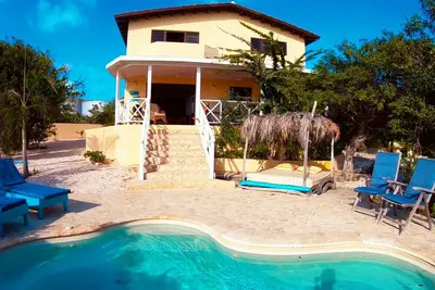 Belle villa individuelle avec vue sur Klein Bonaire.