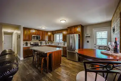 Cabine spacieuse dans les pins