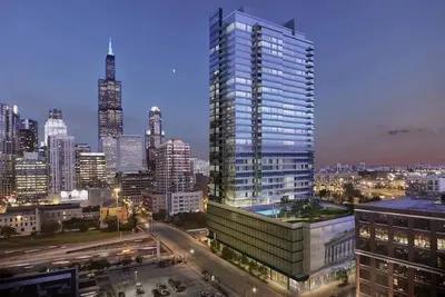 Image de Luxe 3 lits / 2. 5Bath Apt w / Million Dollar Skyline Views! Garage inclus!