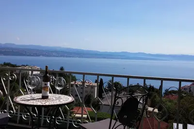 Image de Villa Allegra à Lovran, Appartement classique 107, balcon privé - vue sur la mer