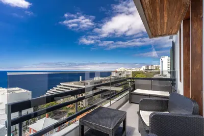 Image de Balcon sur la plage avec vue sur la mer