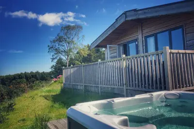 Image de Une vue imprenable depuis le bain à remous, idyllique, élégant et privé