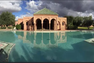 Image de riad avec piscine - Résidence Ayda - Palmeraie Marrakech. Proche golf