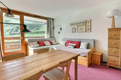 Image de Appartement lumineux 2 Pièces, skis aux pieds, 5 pers