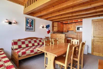 Image de Appartement charmant Méribel, sud, 6 pers, wifi